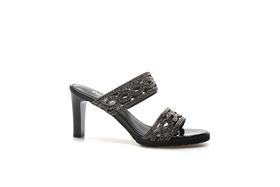 豪麟名鞋奥莱迪嘉女装羊皮革时尚凉拖DJBTA11WL006黑色 原价2960元