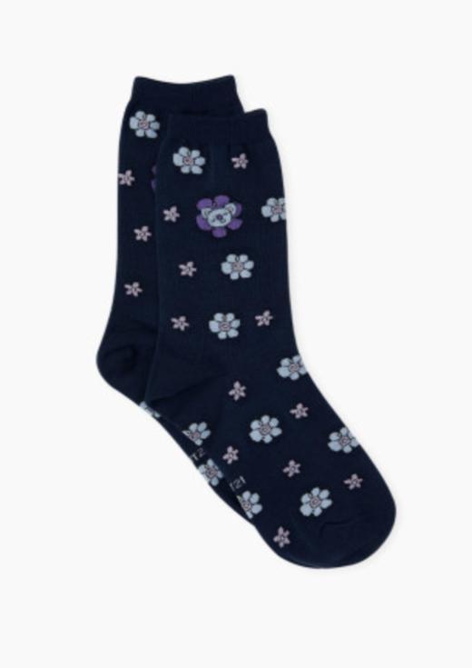 韩国 可爱 Line Friends BT21 KOYA花中号袜子套装（每包2件）JPY带授权招加盟代理 商品图0