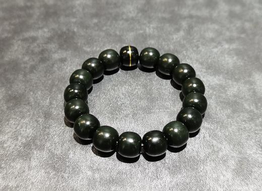 【御珠宫坊】和田玉塔青手串 商品图1