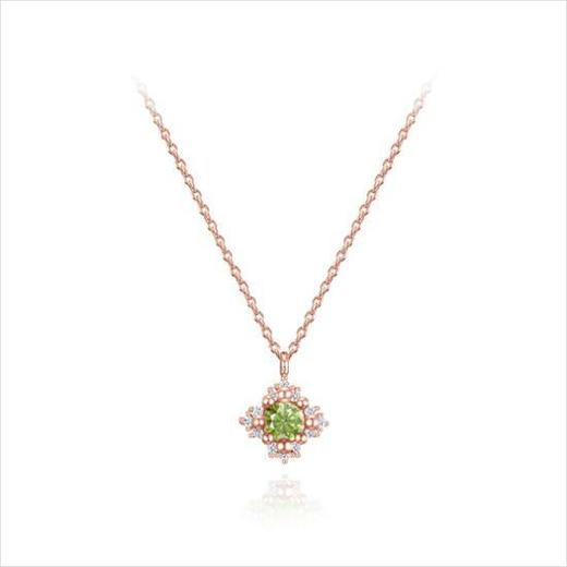 韩国Wing Bling生日自然诞生石高级项链12选1送女友Olive YoungJPY带授权招加盟代理 商品图1