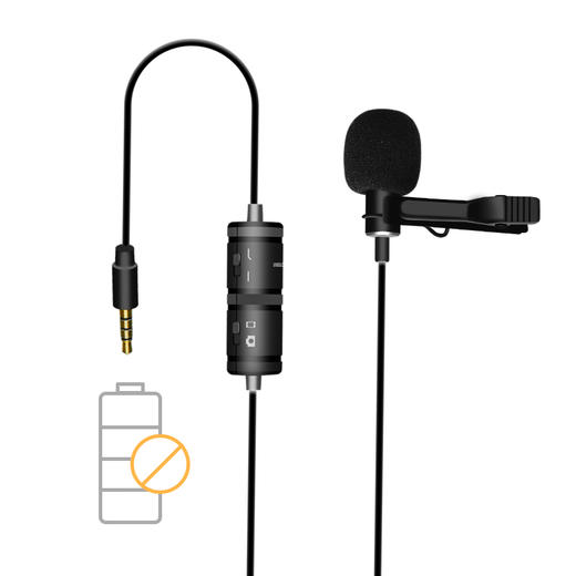 永诺 YN221便携录音领夹麦克风手机单反相机直播采访收音音频设备 商品图4