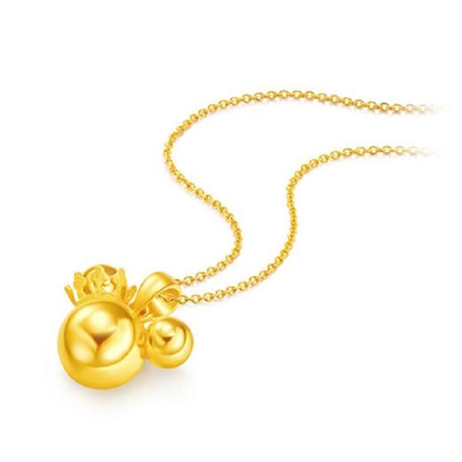 周大福GOLD PENDANT - DISNEY CROWN MICKEY MOUSE (12447) 吊坠JPY带授权招加盟代理 商品图2