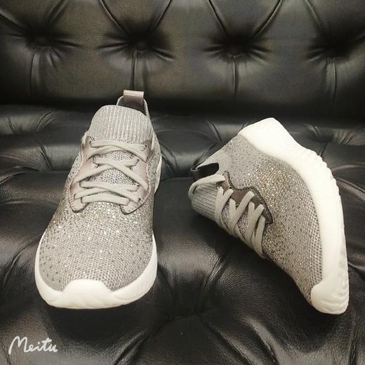 LFGJ 12202 春季新款系带飞织休闲单鞋女 商品图2