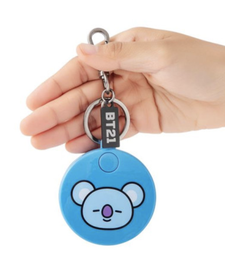 韩国 可爱 Line Friends BT21 KOYA LED投影钥匙扣JPY带授权招加盟代理