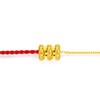 周大福 GOLD CHAIN AND RED BRACELET (26047) 手链JPY带授权招加盟代理 商品缩略图2