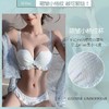 日系少女无钢圈性感蝴蝶结文胸套装聚拢防下垂小胸调整型甜美内衣 商品缩略图1