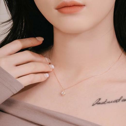 韩国Wing Bling生日自然诞生石高级项链12选1送女友Olive YoungJPY带授权招加盟代理 商品图0