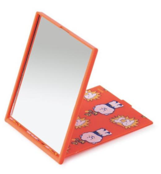 韩国 可爱 Line Friends BT21 RJ 折叠台式镜子JPY带授权招加盟代理 商品图1