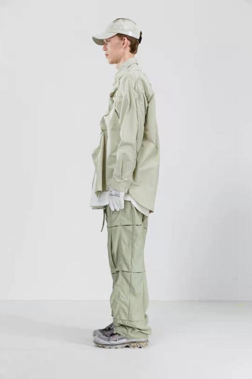 ATTEMPT 21SS-SHI0203 路径起皱长袖衬衫 商品图1