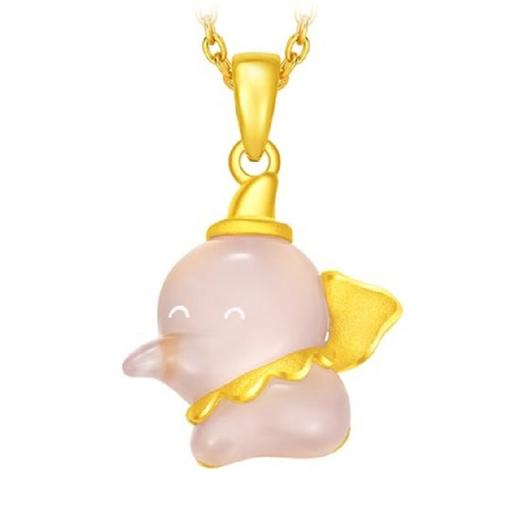 周大福24K GOLD PENDANT - JADE ELEPHANT (20753) 吊坠JPY带授权招加盟代理 商品图0