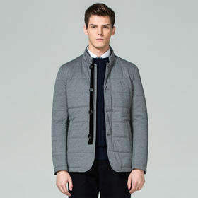 Marco Azzali 灰色立领棉服 M3501200