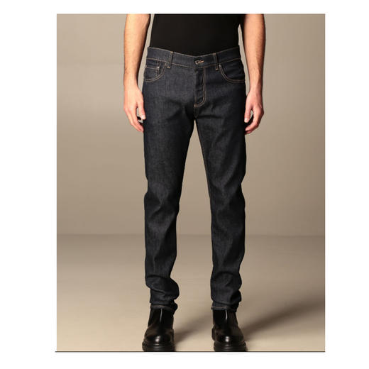 ALEXANDER MCQUEEN 麦昆 男士 牛仔裤 深蓝色 650101 QQY18 4142 商品图0