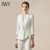 IWY/白色系带收腰西服西服套装女时尚修身气质女神范职业商务通勤正装C304+P305 商品缩略图2