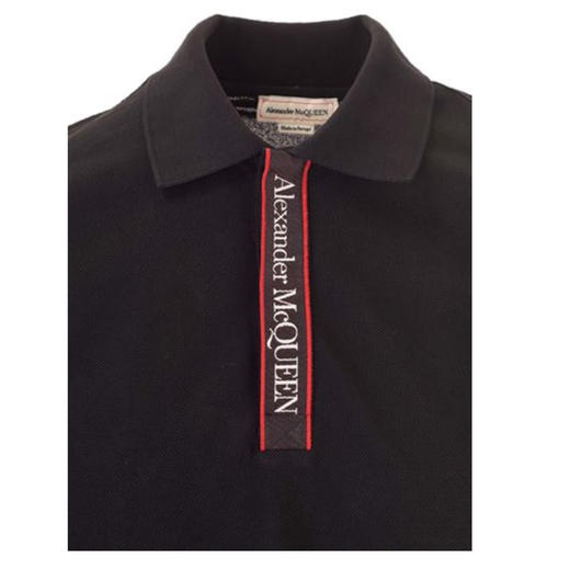 ALEXANDER MCQUEEN 麦昆 男士短T恤 黑色 642660 QQX77 1000 商品图2