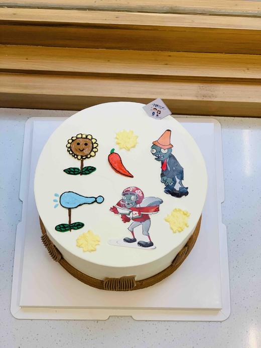 植物大战僵尸奶油蛋糕 下单前请仔细阅读商品详情 商品图0