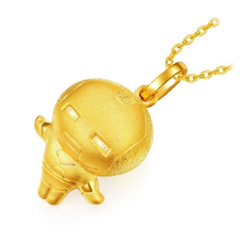 周大福24K GOLD PENDANT - MARVEL SERIES IRON MAN (18134) 吊坠JPY带授权招加盟代理