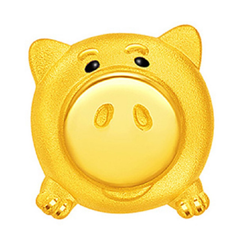 周大福24K GOLD EARRINGS - DISNEY TOY STORY HAM 耳饰JPY带授权招加盟代理