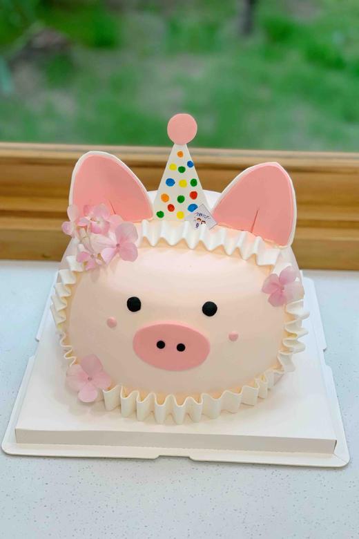 粉色猪猪 奶油蛋糕 下单前请仔细阅读商品详情 商品图0