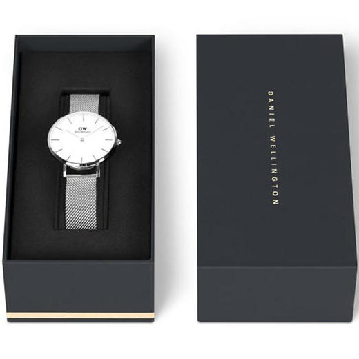 DANIEL WELLINGTON/32MM银色边白盘不锈钢米兰风格表带DW00100164JPY带授权招加盟代理 商品图1