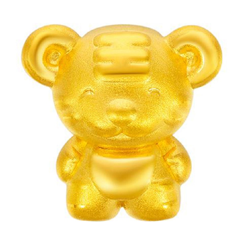 周大福GOLD CHARM - 12 ZODIAC SIGNS YEAR OF TIGER (14822)串饰JPY带授权招加盟代理