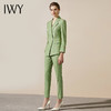 IWY/高端职业套装女时尚绿色西装套裤商务主持人西服女正装203144C1+203144P1 商品缩略图2