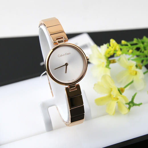CALVIN KLEIN/纯正系列时尚极简女款石英表 玫瑰金 K8G23646JPY带授权招加盟代理 商品图3