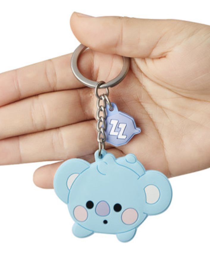 韩国 可爱 Line Friends BT21 KOYA BABY硅胶钥匙圈JPY带授权招加盟代理