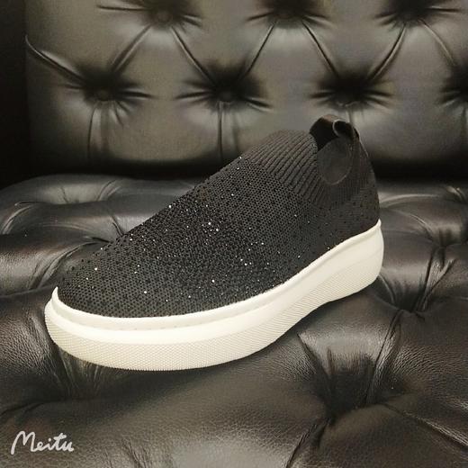 LFGJ 12201,水钻针织运动单鞋女 商品图6