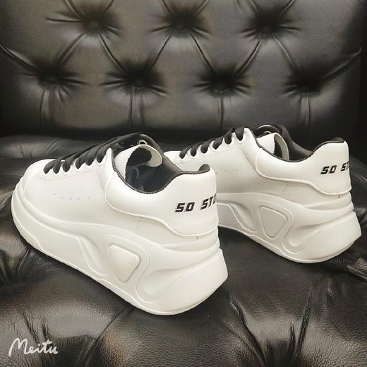 LFGJ6702  真皮时尚小白鞋低帮百搭松糕单鞋女 商品图4