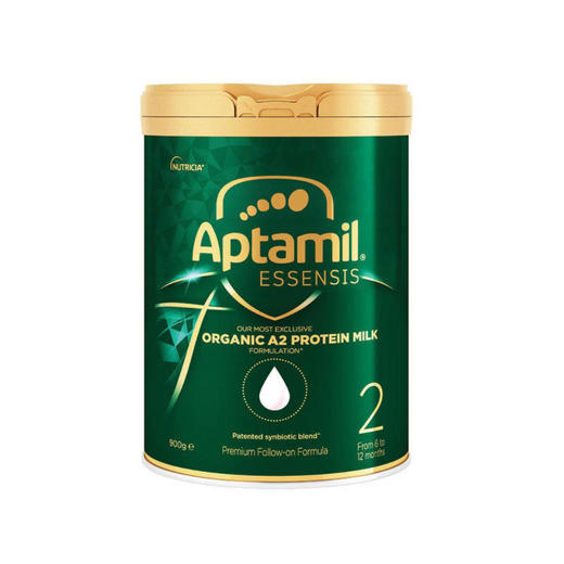 澳洲爱他美AptamiEssensis奇迹绿罐A2蛋白婴儿奶粉2段900g 商品图0