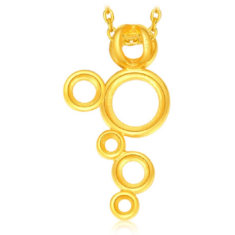 周大福24K GOLD PENDANT - DISNEY MICKEY MOUSE (12448) 吊坠JPY带授权招加盟代理