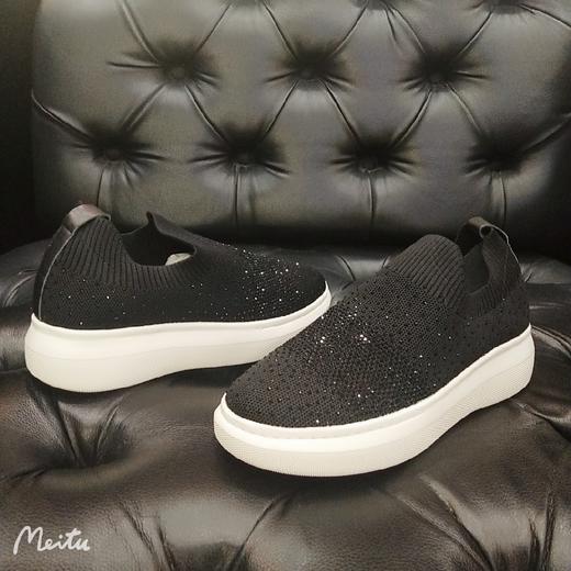 LFGJ 12201,水钻针织运动单鞋女 商品图10