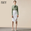 IWY/时尚百搭绿色波点衬衫女复古名媛优雅半裙职业套装套裙203105B1+S9202 商品缩略图1