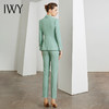 IWY/时尚绿色西服套装女职业修身显瘦气质女神商务上班族通勤面试正装C10335+P10325 商品缩略图3