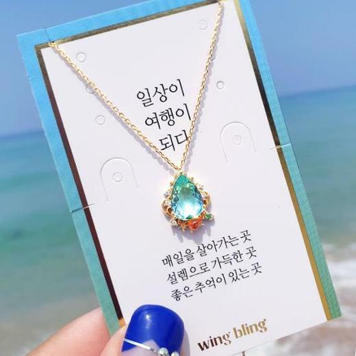 韩国Wing Bling Jeju Vibe济州岛项链Olive YoungJPY带授权招加盟代理 商品图2