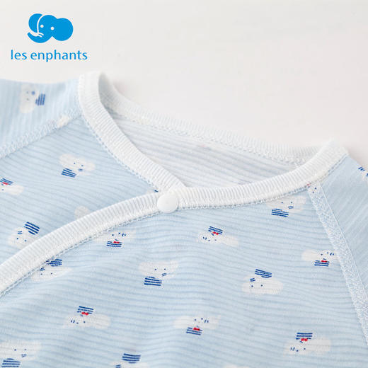 丽婴房-内衣类（夏）D0连装裤\游戏裤天蓝 商品图2