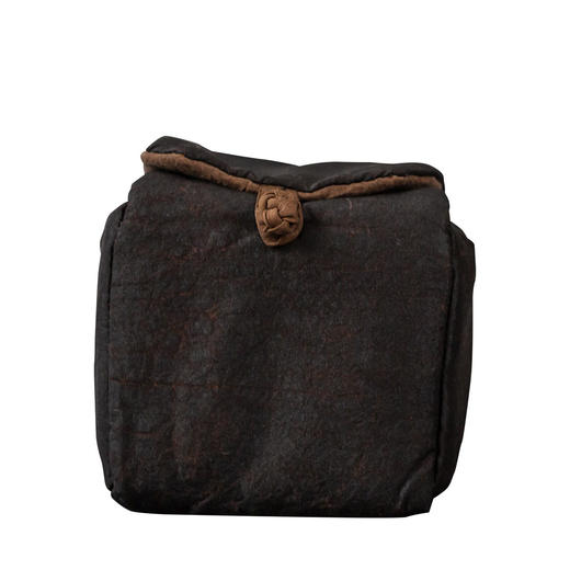 茶香记 手工香云纱盘扣单包 收纳包 柔软挺括 简单大方 便携易带 商品图4