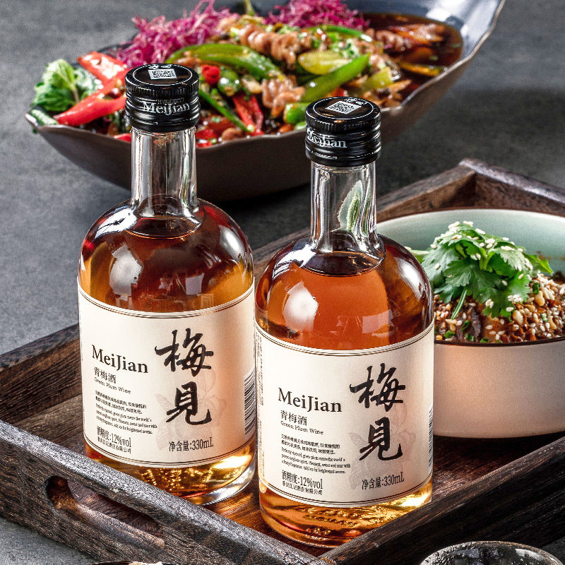 梅见青梅酒果酒12度330ml/瓶 整箱 广东 普宁 青梅 梅子酒