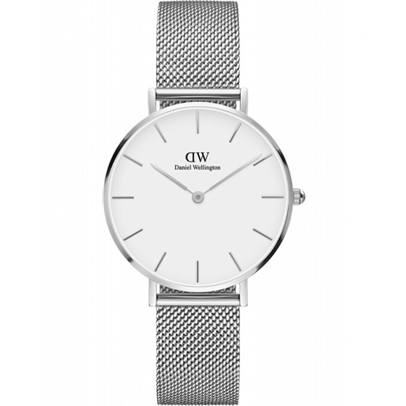 DANIEL WELLINGTON/32MM银色边白盘不锈钢米兰风格表带DW00100164JPY带授权招加盟代理