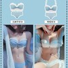 无肩带性感内衣女小胸聚拢防滑调整型收副乳文胸罩套装薄款内衣夏 商品缩略图3