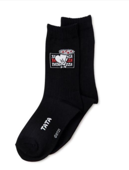 韩国 可爱 Line Friends BT21 TATA咬伤中号袜子JPY带授权招加盟代理 商品图0