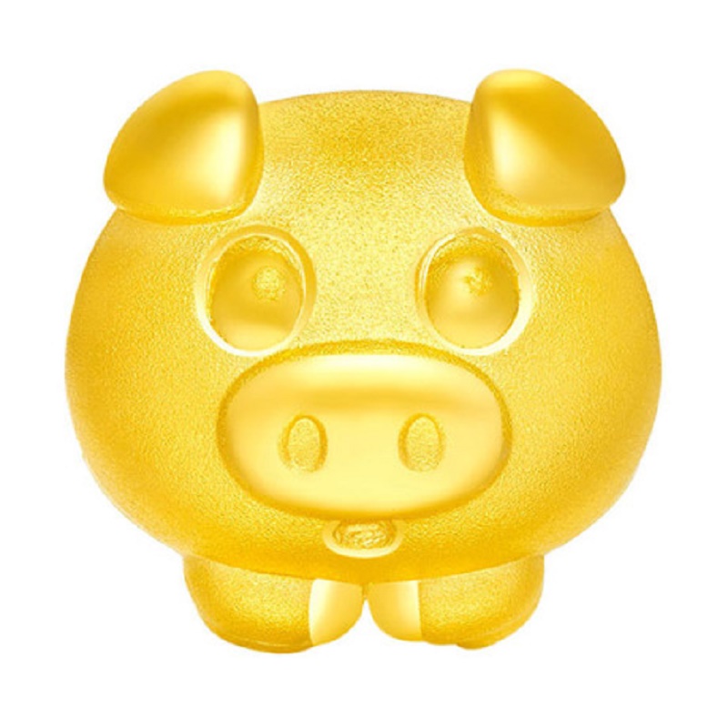 周大福 GOLD PENDANT/CHARM - 12 ZODIAC SIGN PIG (21794) 串饰JPY带授权招加盟代理