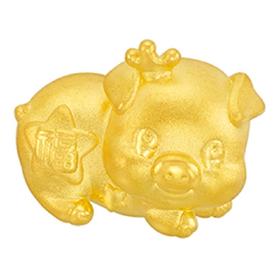 周大福GOLD PENDANT/CHARM - 12 ZODIAC SIGNS YEAR OF THE PIGJPY带授权招加盟代理