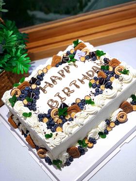 ing简洁长方形奶油蛋糕 下单前请仔细阅读商品详情