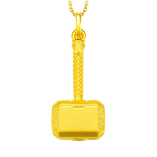 周大福 GOLD PENDANT - MARVEL SERIES THOR HAMMER (20534) 吊坠JPY带授权招加盟代理 商品图2