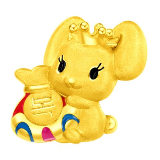 周大福 24K GOLD PENDANT/CHARM-LUCKY BAG 12JPY带授权招加盟代理 商品图0