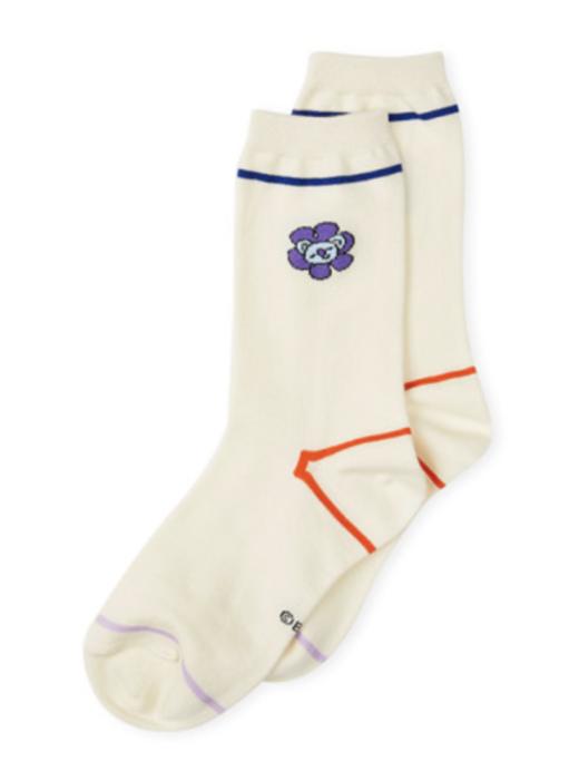 韩国 可爱 Line Friends BT21 KOYA花中号袜子套装（每包2件）JPY带授权招加盟代理 商品图1