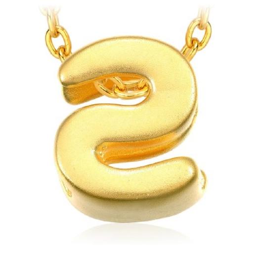 周大福24K GOLD PENDANT/CHARM - INITIAL S (16237) 串饰JPY带授权招加盟代理 商品图1