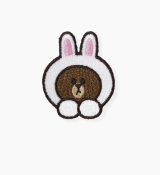 韩国 可爱 Line Friends 棕色 本贴纸（Type 7）JPY带授权招加盟代理 商品图0