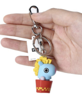 韩国 可爱 Line Friends BT21 MANG字节图钥匙扣JPY带授权招加盟代理